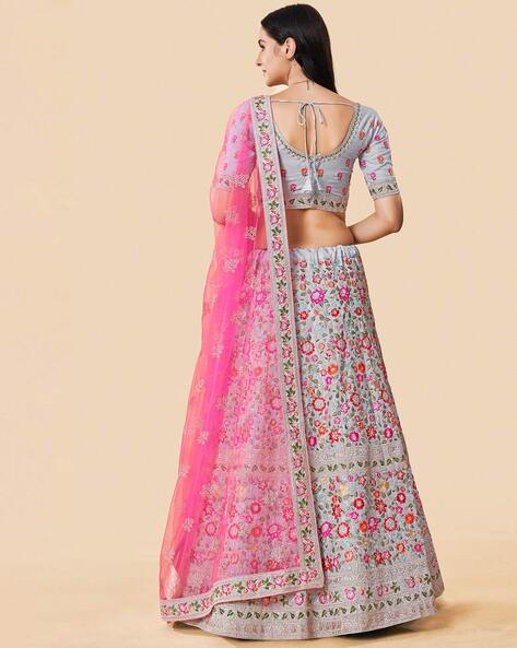 Grey Lehenga - Buy Grey Lehenga Choli Online in India