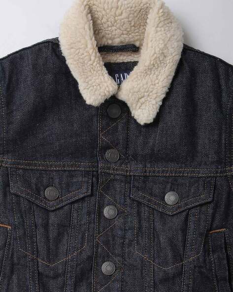 Lee Sherpa Denim Jacket - True Blue