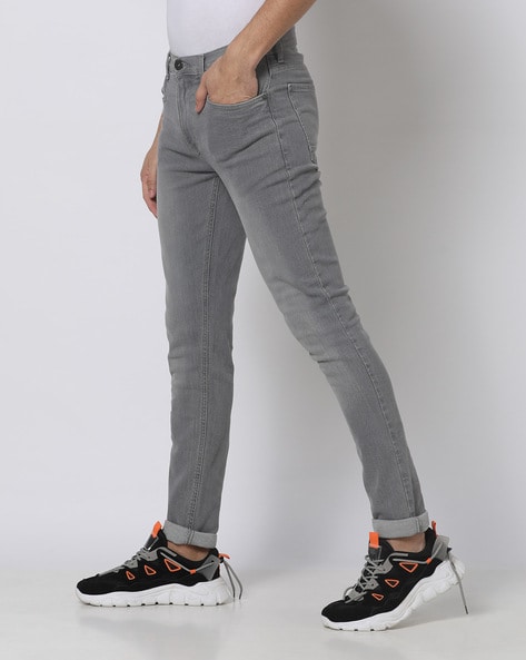 223PANTIN Black baggy jeans with belt - Pants & Jeans - Maje.com