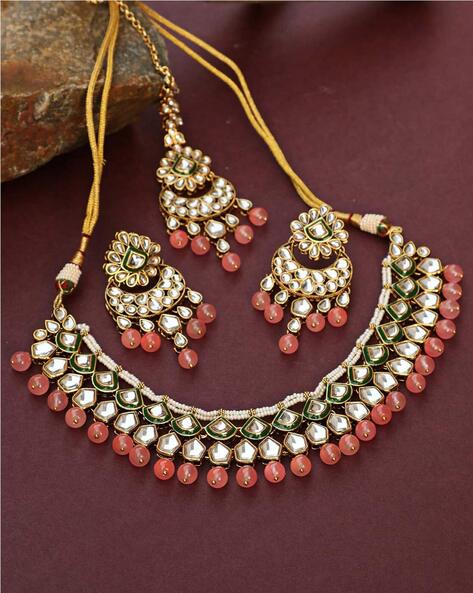 Buy Artificial Bridal Jewellery Set In Kundan Online