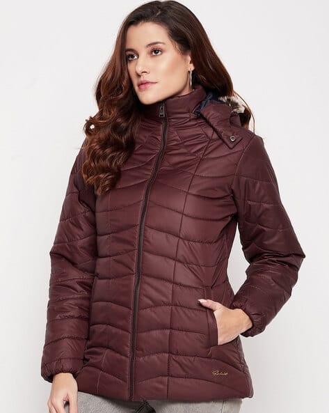 Buy Wine Jackets Coats for Women by SPIRIT Online