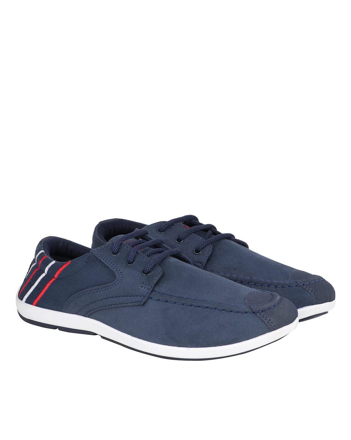 Lace-Up Casual Shoe with Suede Upper