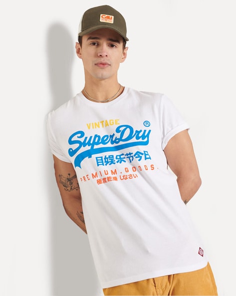 Superdry Vintage Logo Mid Weight Sleeveless T-Shirt White