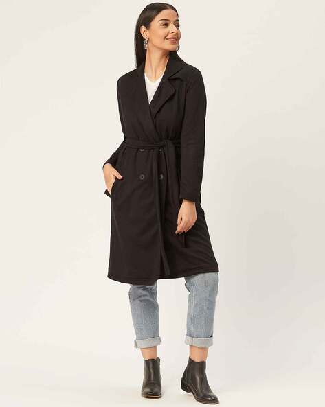 Womens peacoat clearance with tie