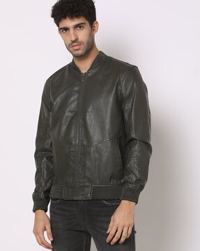 John players leather outlet jacket