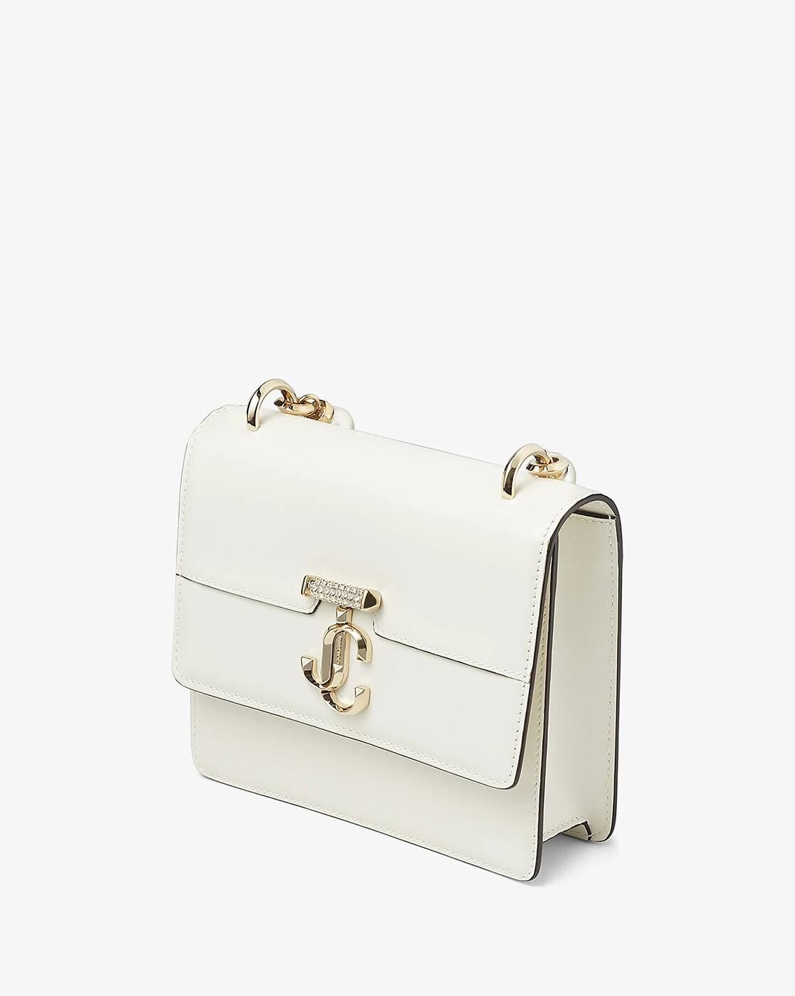 Buy Jimmy Choo Varenne Medium Quad Cross Shoulder Bag | White