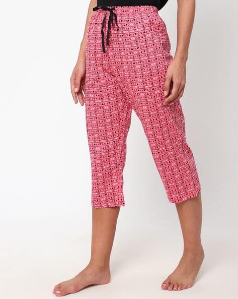 Cotton Pyjamas Fbb Pyjamas Essential Printed Cotton Capris