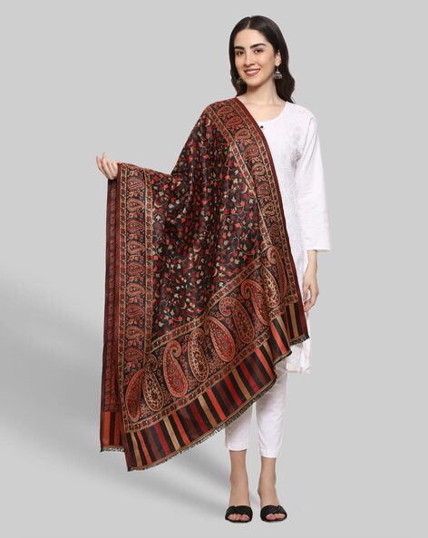 Paisley Pattern Woven Shawl Price in India