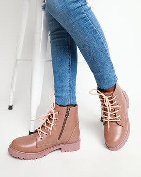 Anna field clearance ankle boot rose