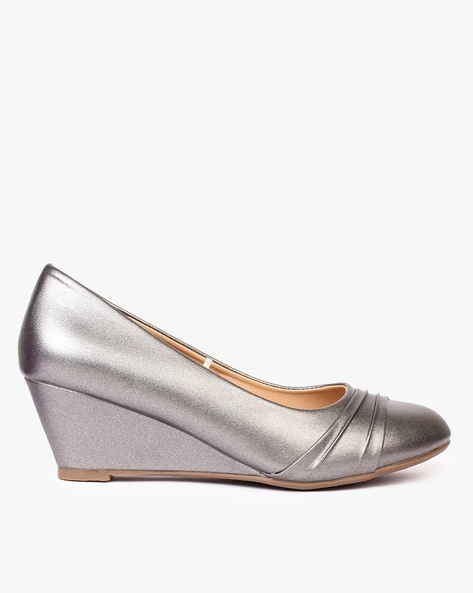 Viviana Panelled Slip-On Wedges