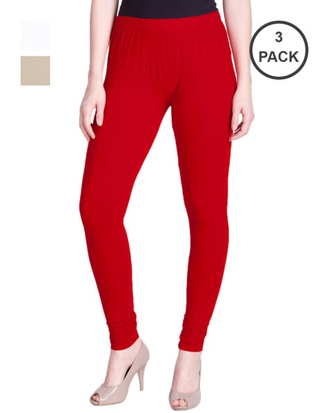 Buy Lux Lyra Ankle Length Leggings, Pack of 3 Online In India At Discounted  Prices