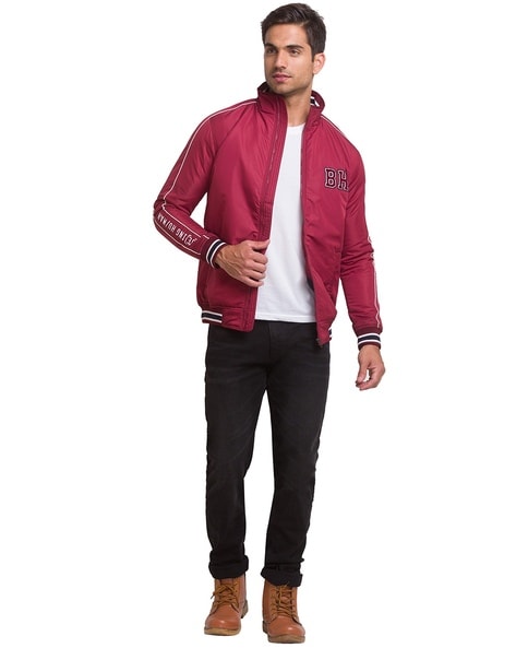 Buy Being Human Men Blue Solid Jacket - Jackets for Men 10700476 | Myntra