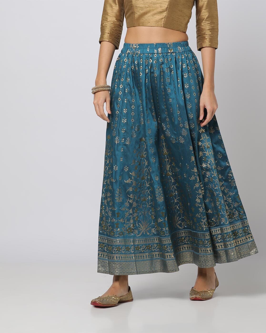 Buy Blue Skirts & Ghagras for Women by Fusion Online | Ajio.com