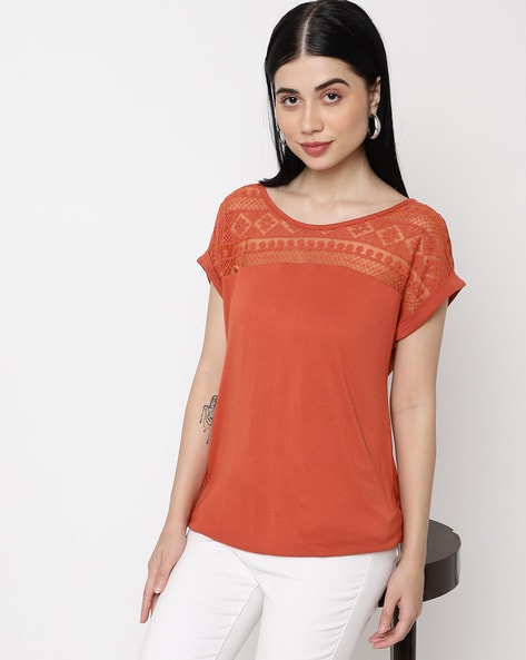 rust t shirt womens