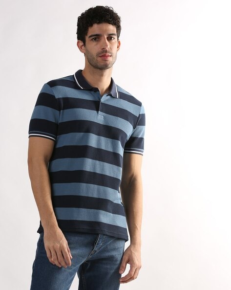 Buy Navy Blue Tshirts for Men by ALTHEORY Online