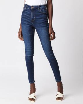 tall high rise skinny jeans