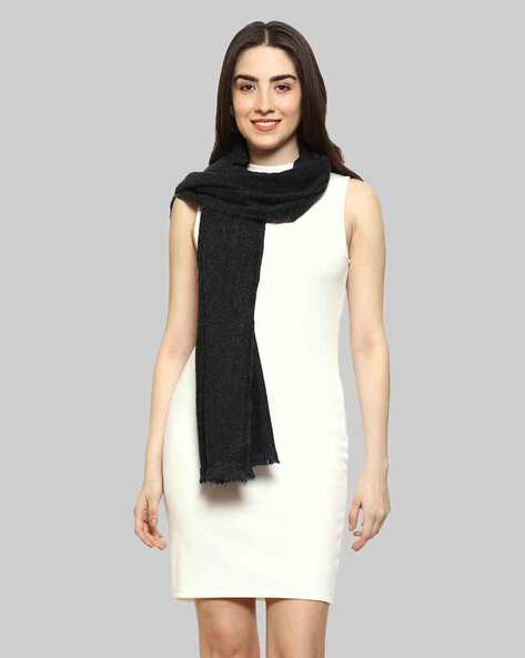 Stole with Frayed Hemline Price in India