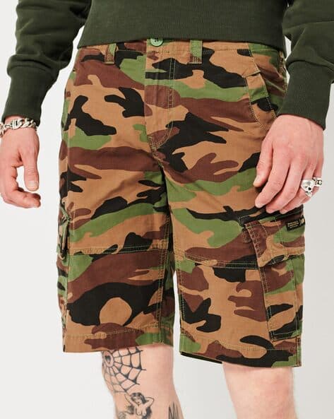 Vintage Core Relaxed Fit Cargo Shorts