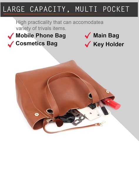 3 pocket online handbag