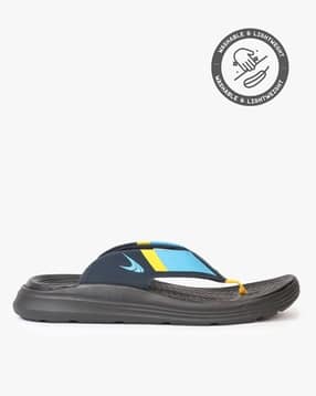 performax Slip-On Sandals with Contrast Straps-picture-46
