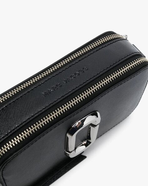 Snapshot leather crossbody bag Marc Jacobs Black in Leather - 32166382