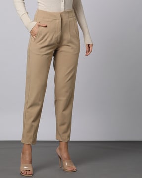 Buy Womens Khaki Travel Trekking Trousers Online  Decathlon