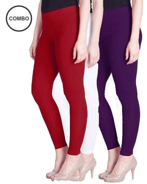 Buy Pistaa's Lux Winter Leggings Combo (Pack of 2) (Pak Green : Royal Blue)  at Amazon.in