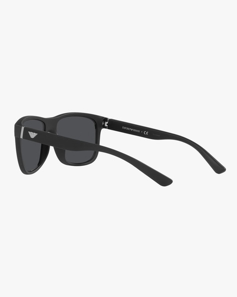 Emporio Armani EA4150 59 Polar Gradient Grey & Matte Black Polarized  Sunglasses | Sunglass Hut USA