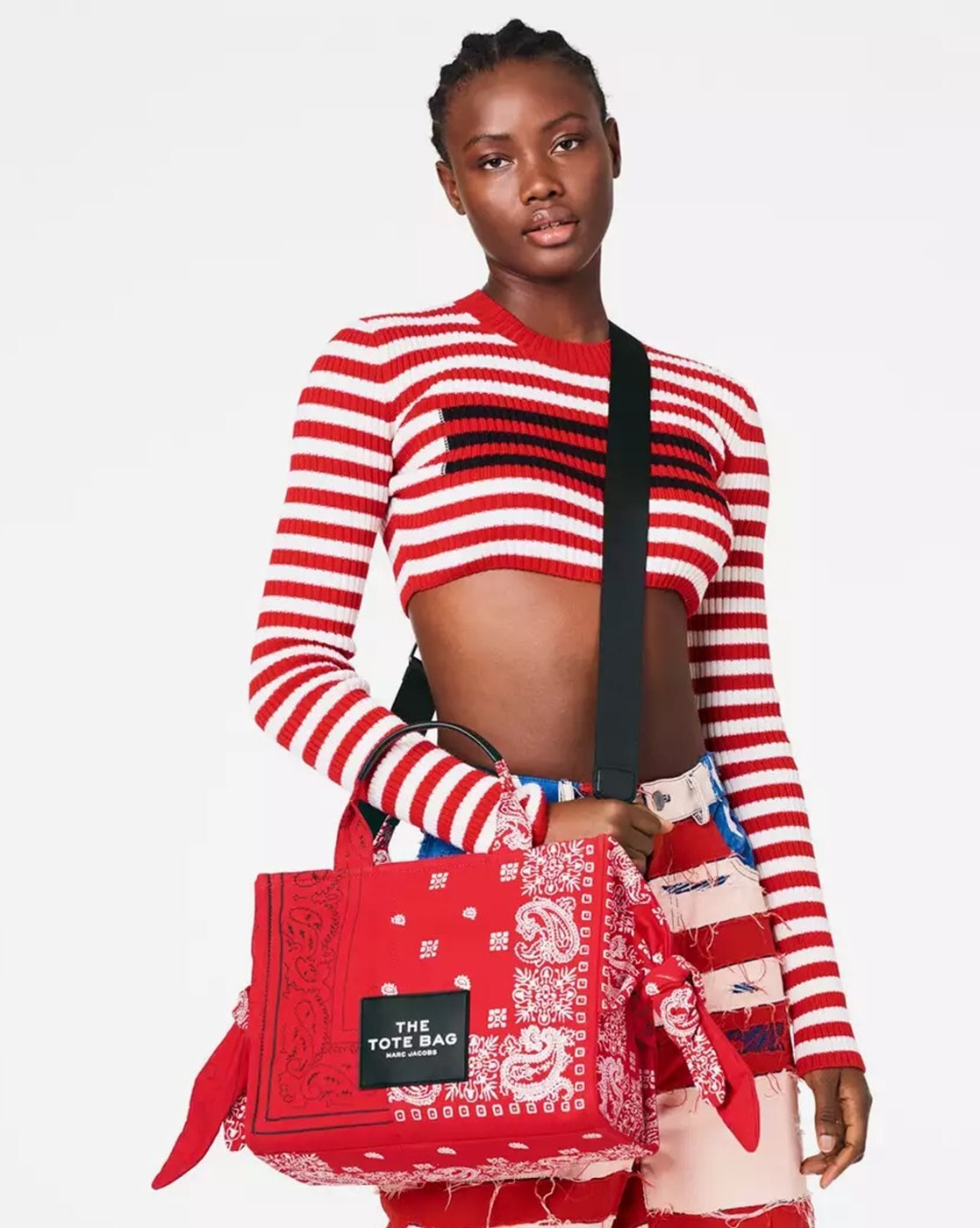 Marc Jacobs The Small Bandana Tote in Red