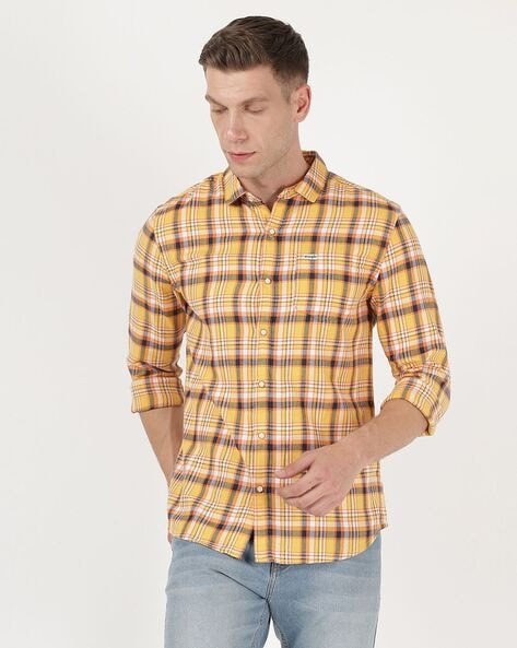 Buy Yellow Shirts for Men by WRANGLER Online 