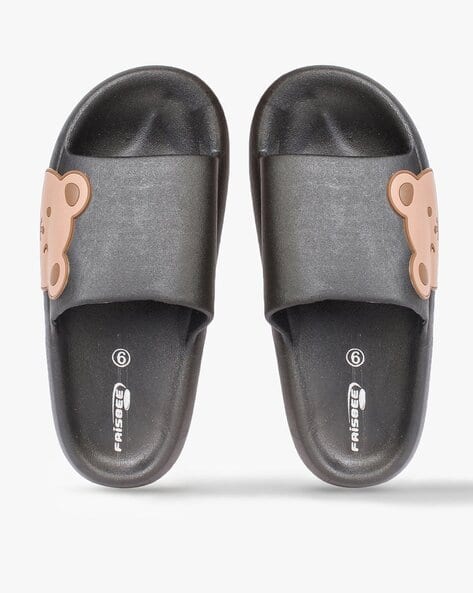 Slippers Bear Flip Flops Buy Black Flip Flop Slippers For Women By