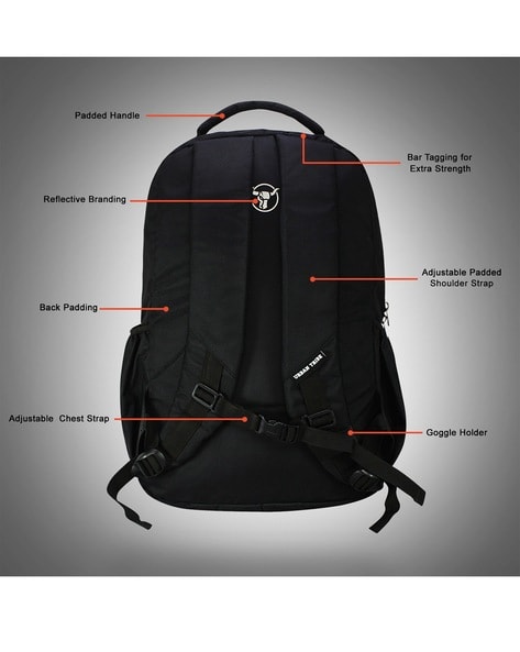 Laptop backpack with chest on sale strap