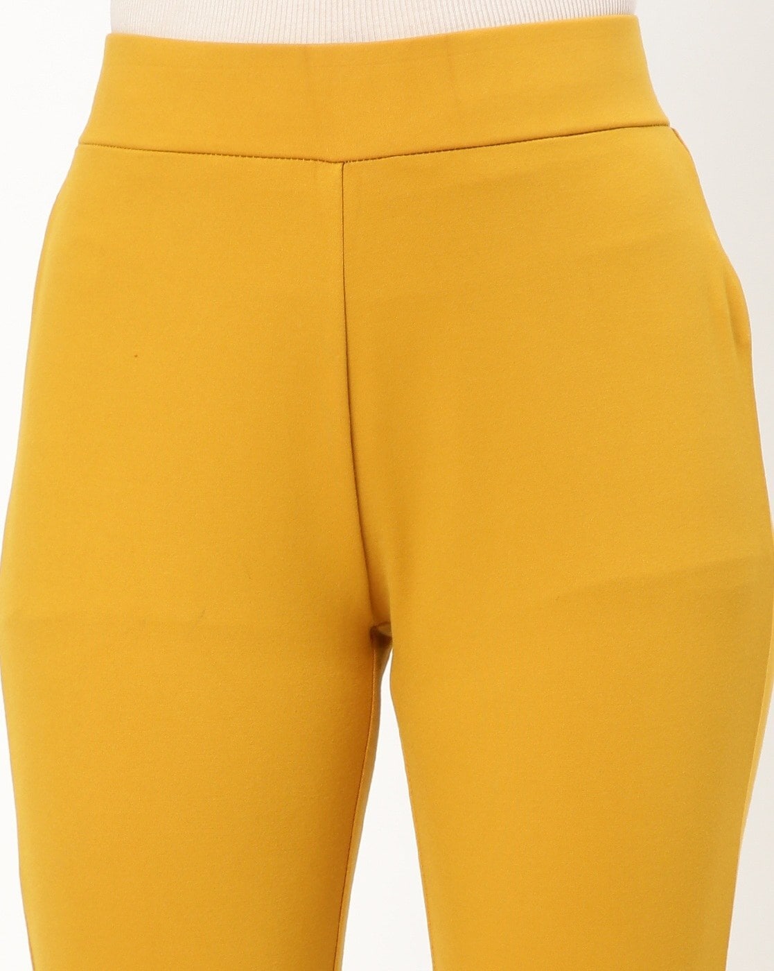 Buy Mustard Yellow Leggings for Women by SRISHTI Online