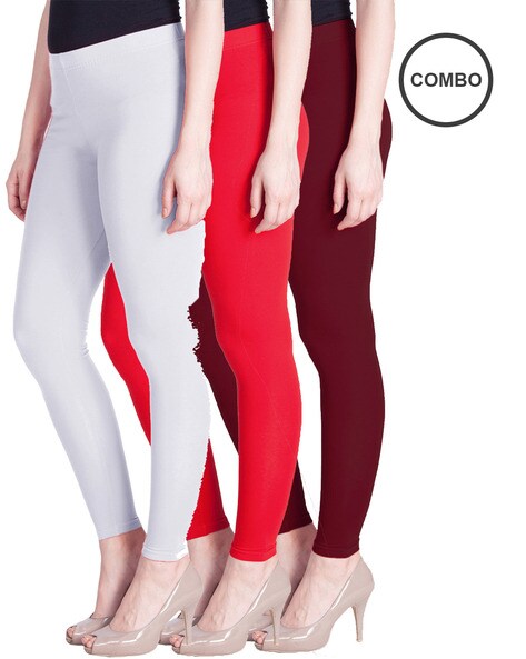 Lyra Multicolour Free Size Ankle Leggings - LYRA - 4055475