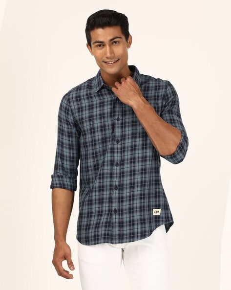 Lee Checked Slim Fit Shirt