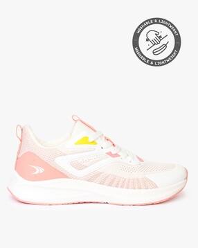 performax Logo Print Paneled Lace-Up Running Shoes-picture-12