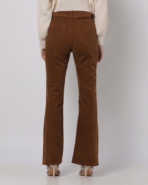 brown pants corduroy