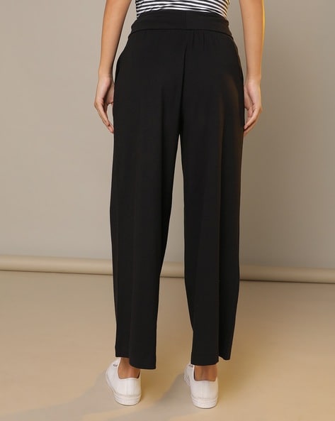 Buy Black Trousers  Pants for Women by ProEarth Online  Ajiocom