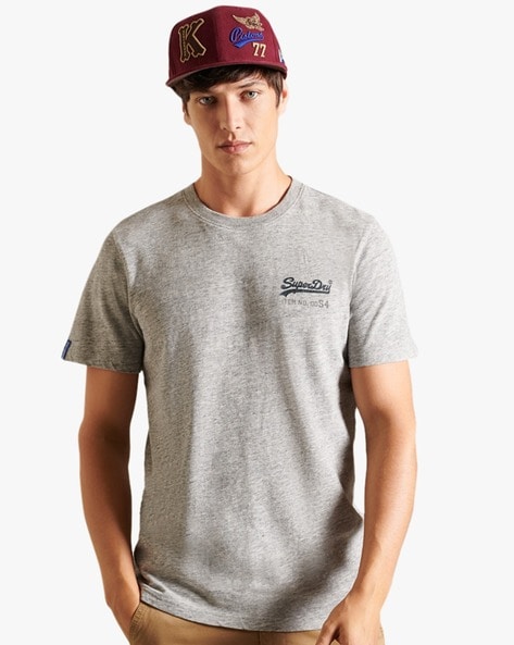 Side Seamless Jersey Crew Neck T-Shirt