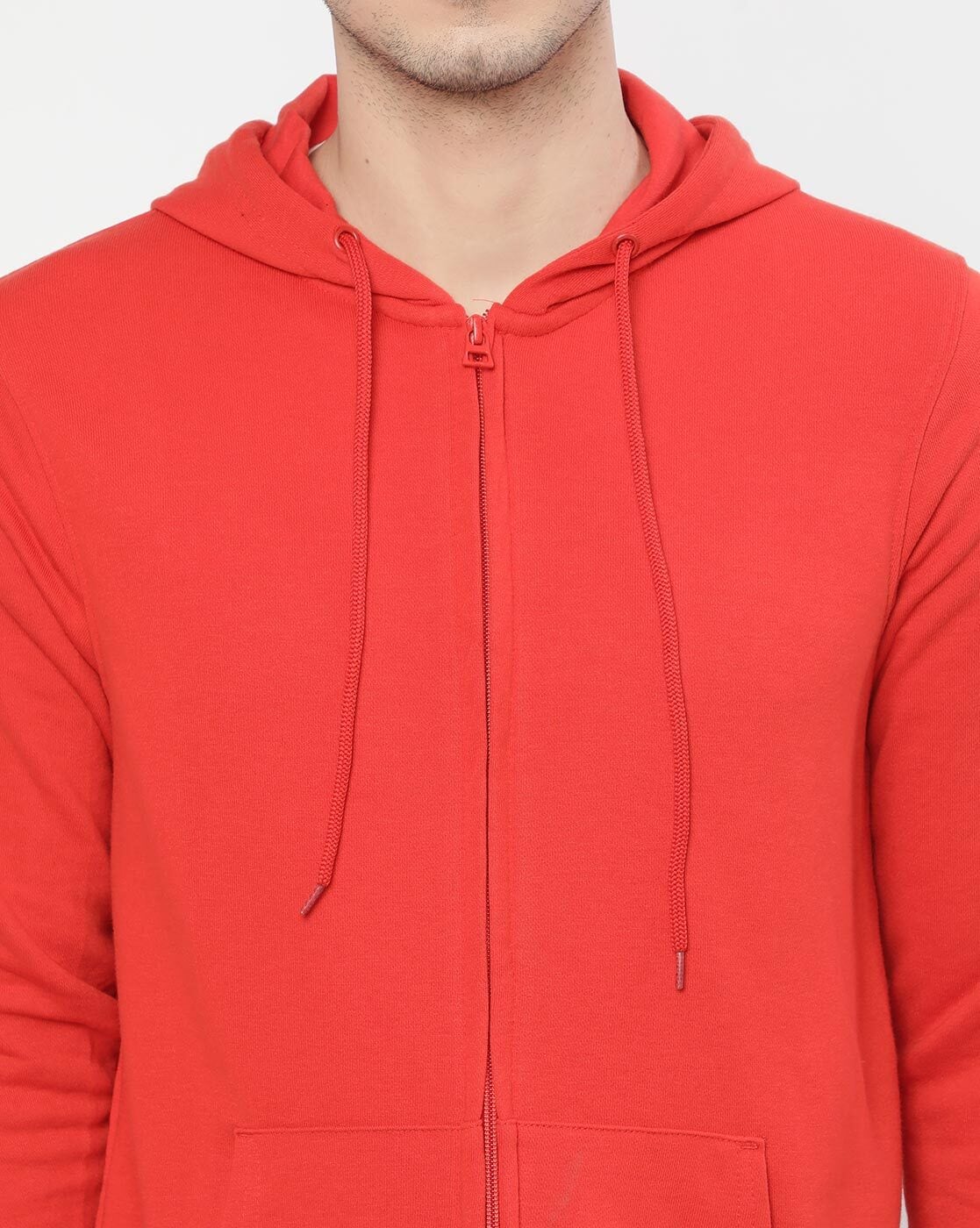 Burnt orange clearance zip up hoodie