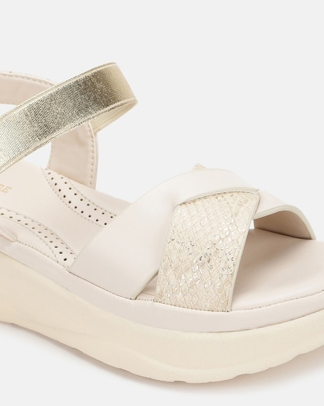 Buy Cream Heeled Sandals for Women by Marc Loire Online