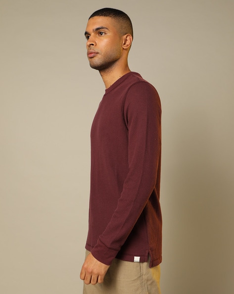 Organic Cotton Men's Waffle Sweatshirt