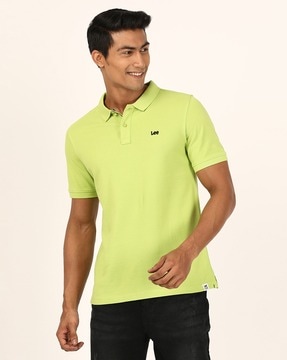 polo lime green shirt