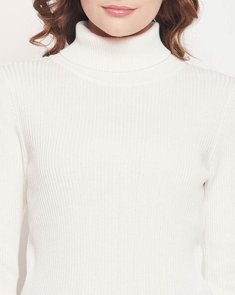 Cute White Sweater Dress - Turtleneck Dress - Mini Sweater Dress - Lulus