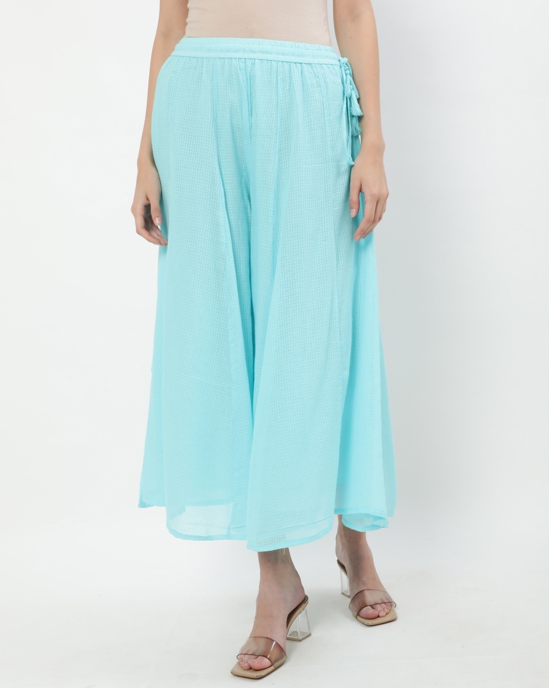 Buy Blue Trousers & Pants for Women by Anvi be yourself Online | Ajio.com