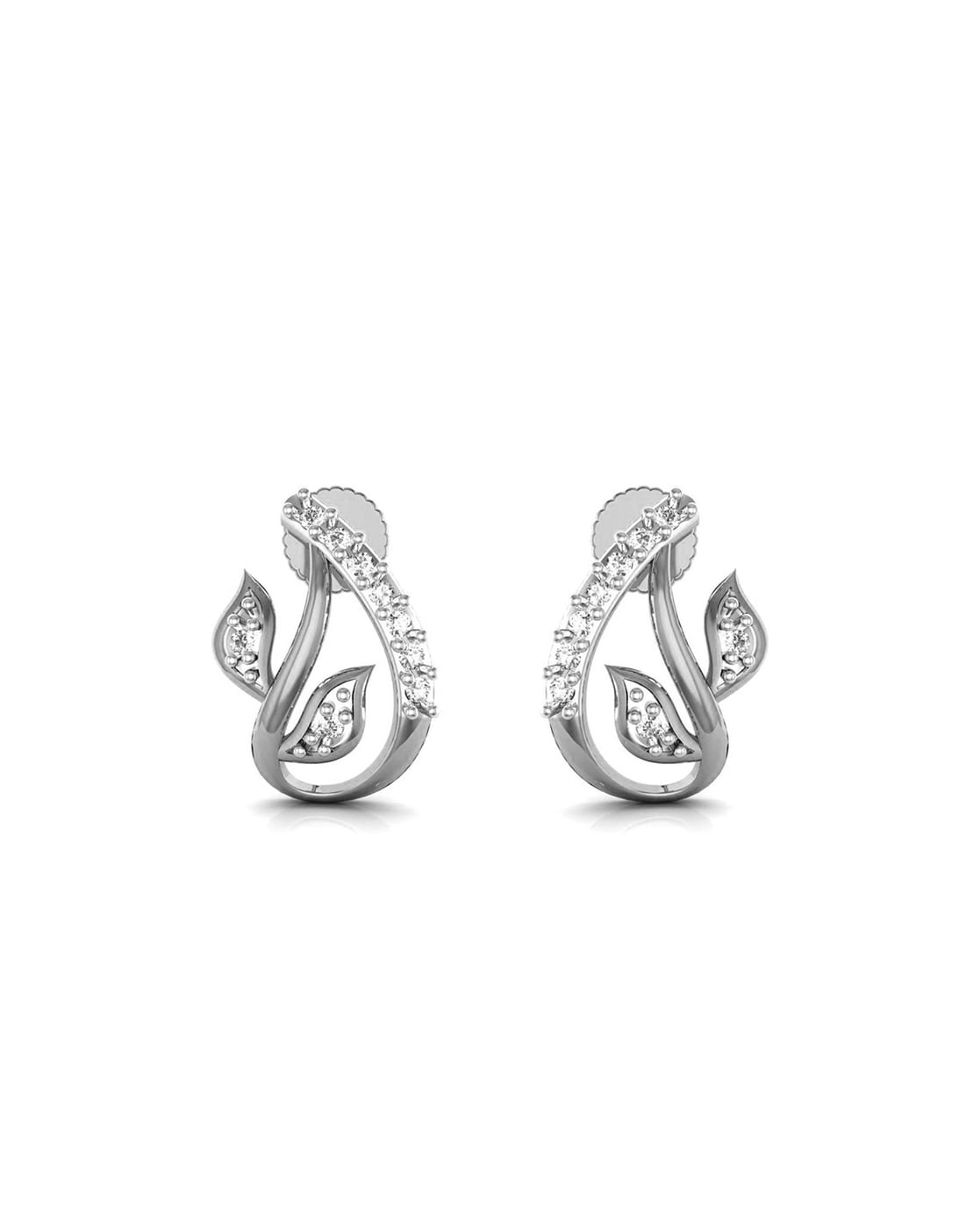 14KT White Gold Stud Earrings 1.50 CT. T.W. - Spence Diamonds