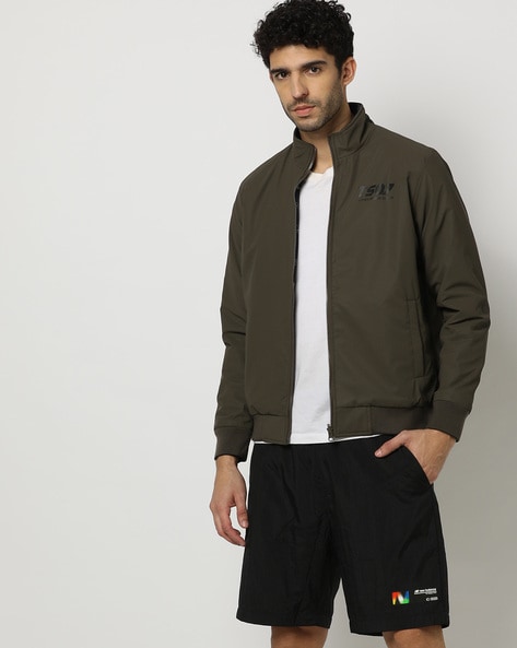 HRX by Hrithik Roshan Men Olive Green Solid Active Bomber Jacket - Price  History