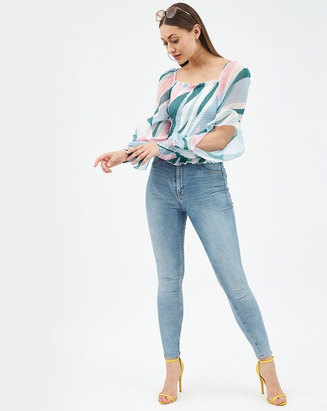 Buy Multicoloured Tops for Women by HARPA Online