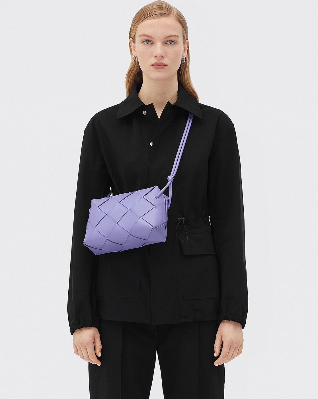 Bottega Veneta® Mini Loop Camera Bag in Space. Shop online now.