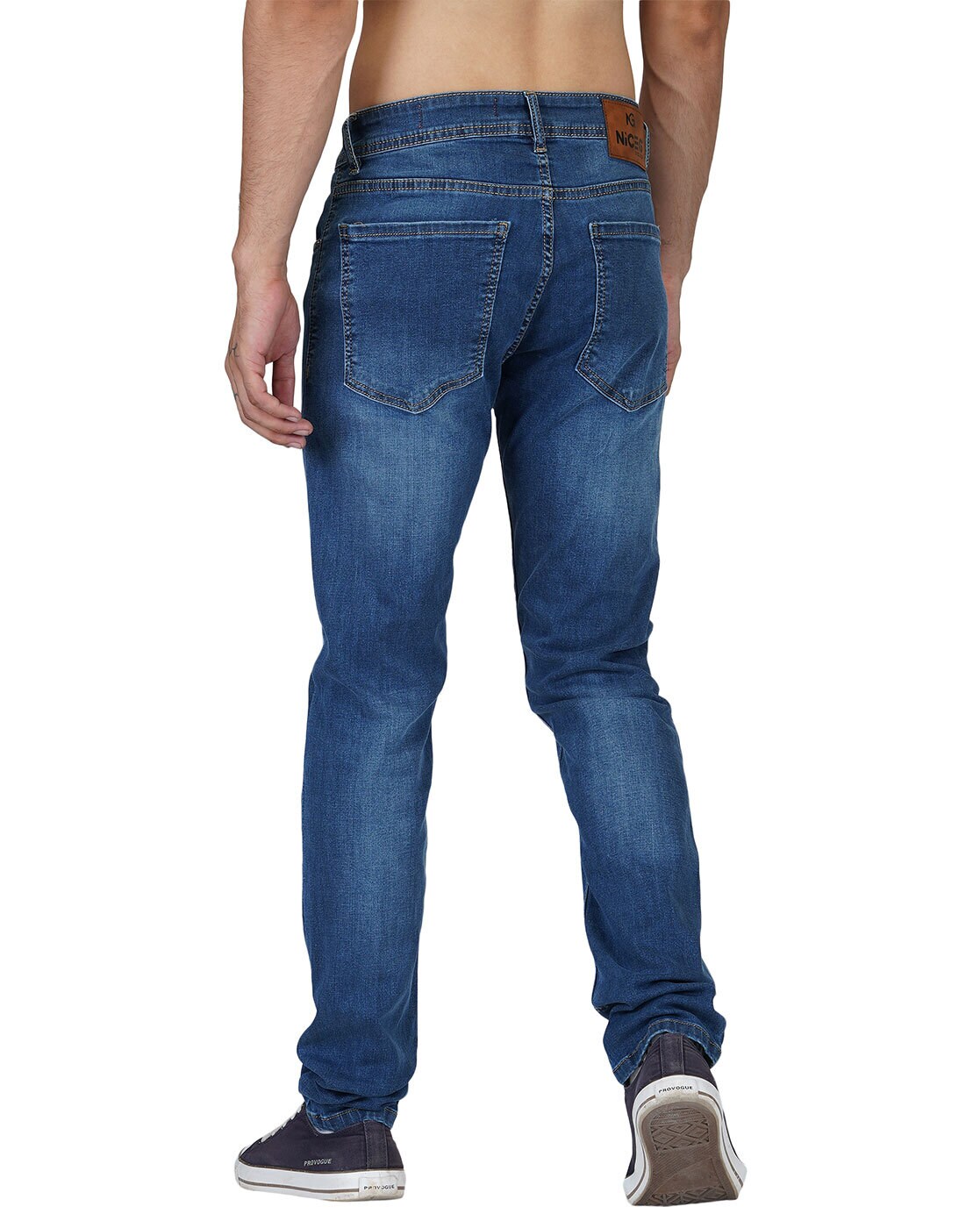 Provogue Shirt Mens Medium Blue Denim Button Front Long Sleeve Chest  Pockets | eBay